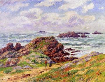Rocks at Porspoder, Finistere Artwork by Henry Moret
