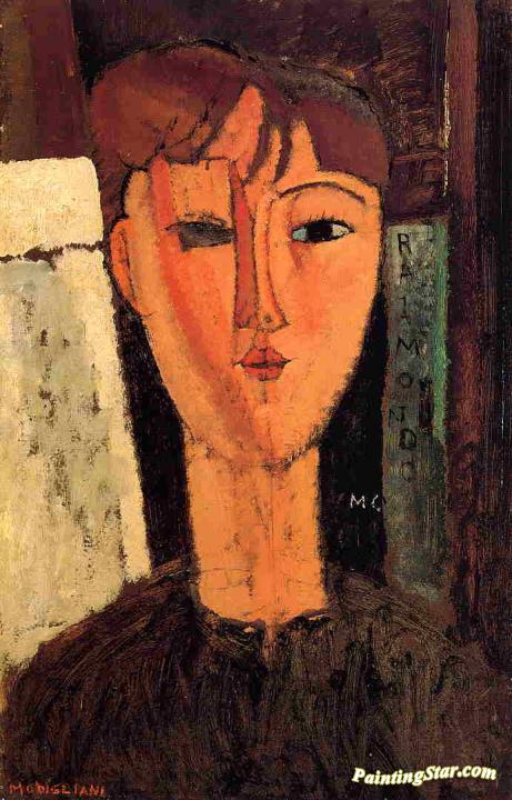 Raimondo Artwork by Amedeo Modigliani