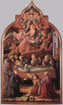 Funeral of St Jerome Artwork by Fra Filippo Lippi