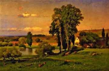 Old Homestead Artwork by George Inness