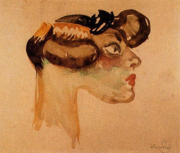 Head of slut Artwork by Frantisek Kupka