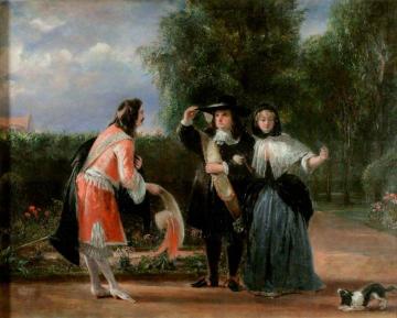 Who Can This Be? Artwork by Charles Robert Leslie