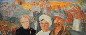 The Peasant Land Artwork by Boris Grigoriev