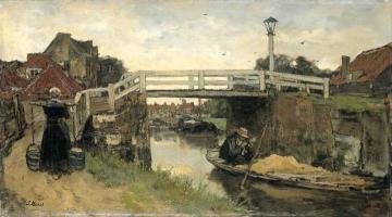 De brug Artwork by Jacob Maris