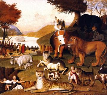 Peaceable Kingdom Artwork by Edward Hicks