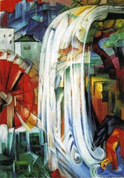 The Enchanted Mill Artwork by Franz Marc