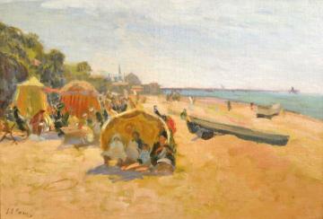 A Day at the Beach Artwork by Elie Anatole Pavil