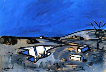 Landscape (Blue) Artwork by Auguste Chabaud