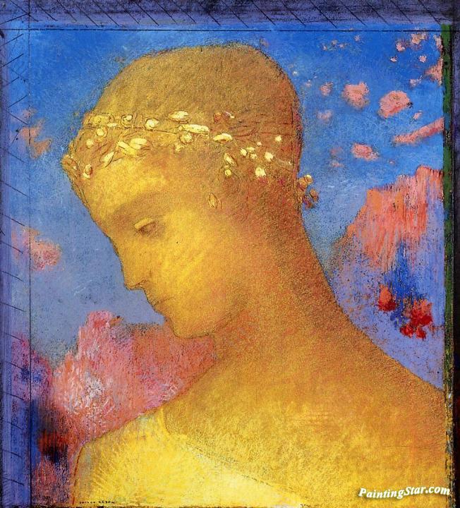 Beatrice Artwork by Odilon Redon