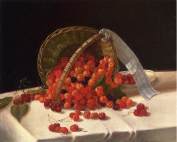 Basket of Cherries Artwork by John F. Francis