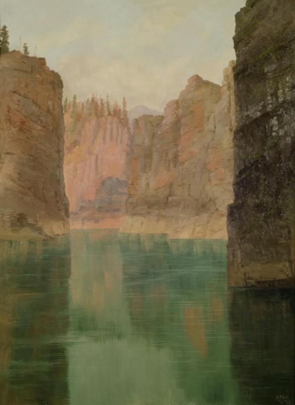 Cabinet Gorge, Idaho Artwork by Abby Williams Hill