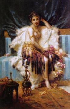 The Grande Odalisque Artwork by Hans Zatzka