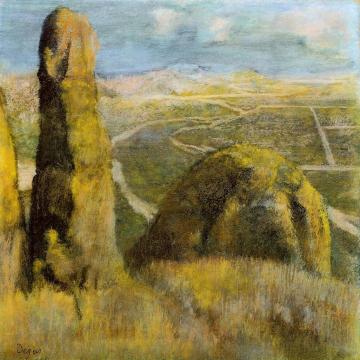 Landscape Artwork by Edgar Degas