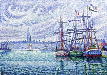 Bassin à flots, Saint-Malo Artwork by Paul Signac