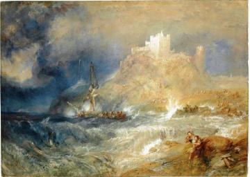 Bamborough Castle Artwork by Joseph Mallord William Turner