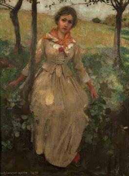 A Young Woman Artwork by Harrington Mann