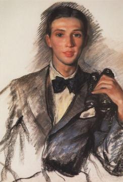 Portrait Of The Artist D. Bushen Artwork by Zinaida Serebriakova