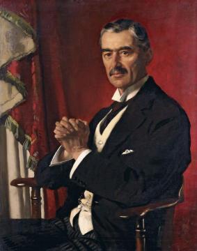 Neville Chamberlain Artwork by Sir William Orpen
