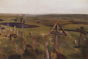 Graveyard Artwork by Zinaida Serebriakova