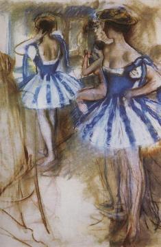 Two dancers Artwork by Zinaida Serebriakova