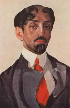 Portrait of Mikhail Kuzmin Artwork by Konstantin Somov