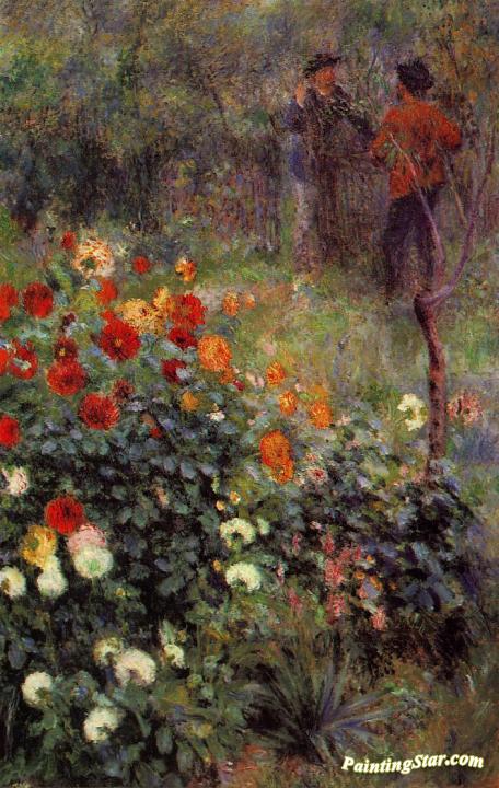 The Garden In The Rue Cortot At Montmartre Artwork by Pierre Auguste Renoir