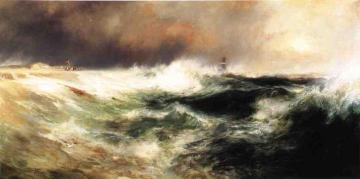 Stranded Ship On East Hampton Beach Artwork by Thomas Moran