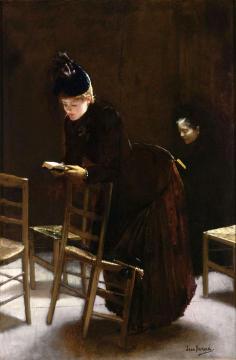 Femme en Priere Artwork by Jean Georges Beraud