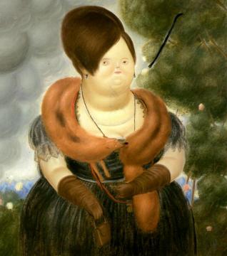 The First Lady Artwork by Fernando Botero