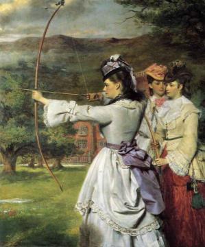 English Archers Artwork by William Powell Frith