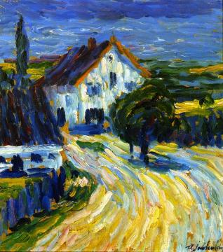 Houses In Wasserburg On The Inn Artwork by Alexej Jawlensky