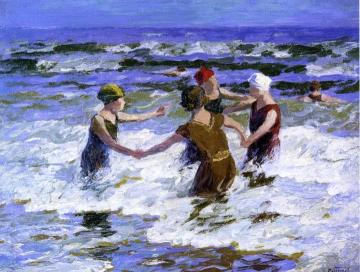 Beach Fun Artwork by Edward Potthast