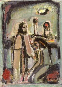 Passion Scene Artwork by Georges Rouault