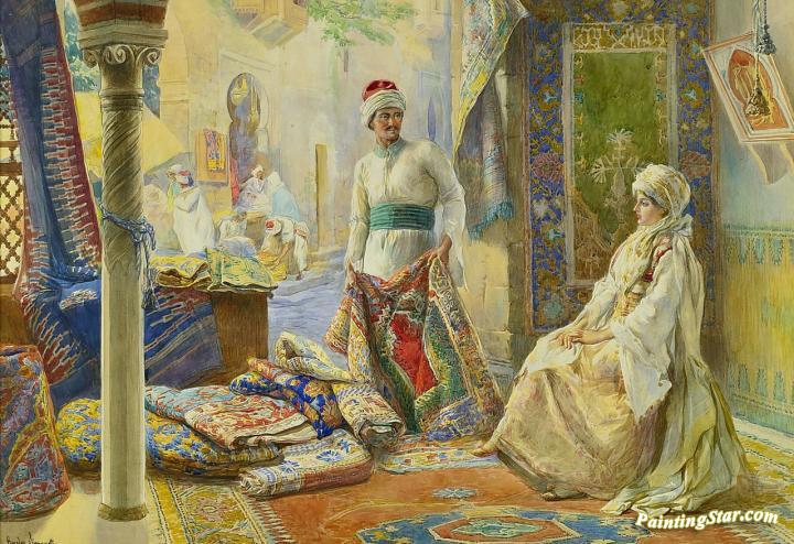 The Rug Merchant Artwork by Amedeo Simonetti