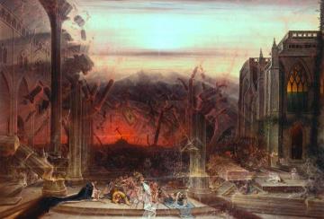 The Destruction Of The Temple Artwork by Samuel Colman