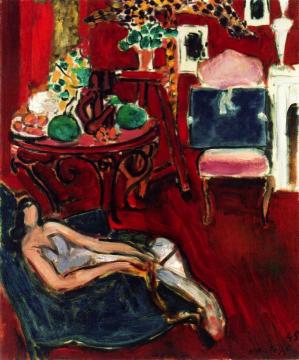 Blue Sketchbook Artwork by Henri Matisse