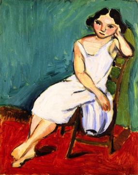 Seated Young Girl Artwork by Henri Matisse