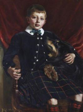 Professor D. R. Dow (aged Nine) Artwork by David Comba Adamson