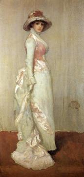 Harmony in Pink and Grey: Valerie, Lady Meux Artwork by James Abbott McNeill Whistler