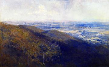 Melbourne, from Sassafrass Artwork by Sir Arthur Streeton