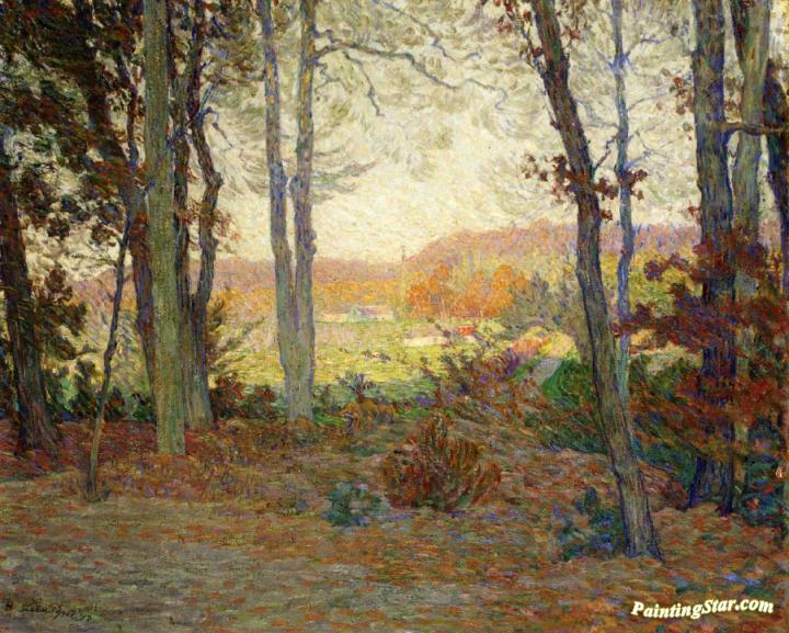 Landscape with House in the Woods in Saint Thomas, Antilles Artwork by Henri Lebasque