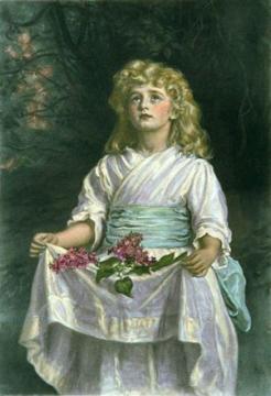 Lilacs Artwork by Sir John Everett Millais