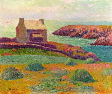 House On A Hill Artwork by Henry Moret