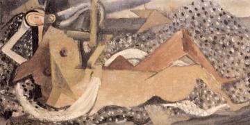 Bather Artwork by Georges Braque