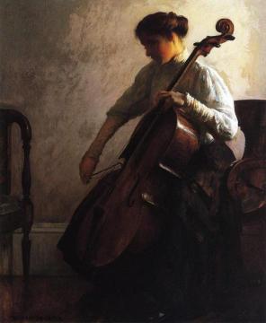 The Cellist Artwork by Joseph DeCamp