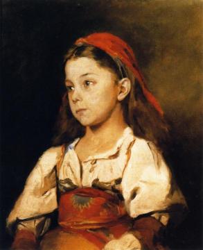 Norman Girl Artwork by William Merritt Chase