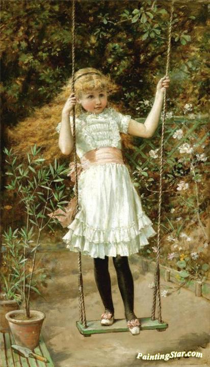 The Garden Swing Artwork by William Stephen Coleman