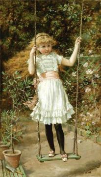 The Garden Swing Artwork by William Stephen Coleman