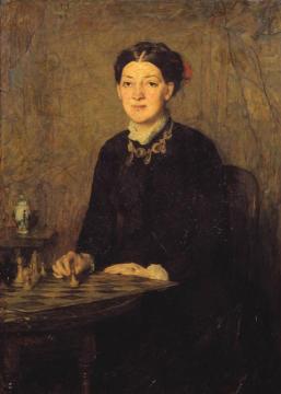 Mrs Charles Moxon Artwork by Sir William Quiller Orchardson