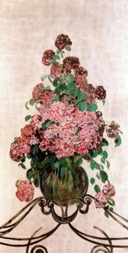 Bouquet Of Hydrangeas Artwork by Jean-gabriel Domergue